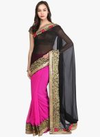 RCPC Black Embellished Georgette Saree