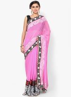 RCPC Georgette Pink Saree