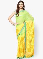 RCPC Georgette Yellow Printed Saree