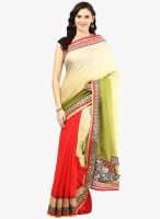 RCPC Green Embellished Georgette Saree