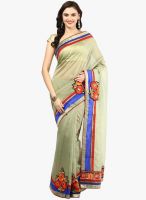 RCPC Green Embellished Georgette Saree
