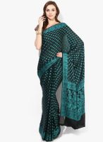 Rang Banarasi Chiffon Silk Multi Zari Resham Work Banarasi Black Saree