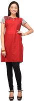 Rene Casual, Festive, Formal, Party Printed Women's Kurti(Red)