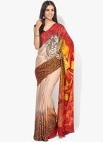 Satya Paul Multicoloured Printed Georgette Saree