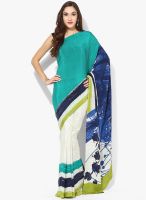 Satya Paul Multicoloured Printed Crepe Saree