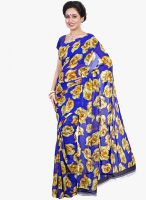 Shonaya Blue Printed Saree