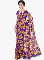 Shonaya Purple Printed Saree