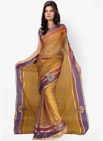 Silk Bazar Beige Embroidered Saree