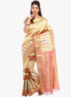 Sudarshan Silk Beige Printed Saree