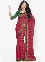 Sudarshan Silk Silk Blend Pink Saree