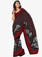 Triveni Sarees Maroon Printed Saree