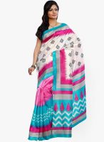 Triveni Sarees Pink Printed Saree