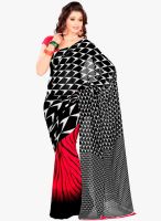 Vaamsi Black Printed Saree