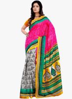 Varanga Multicoloured Printed Saree