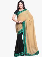 Vishal Beige Embroidered Saree