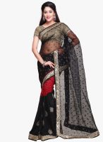 Vishal Black Embellished Saree