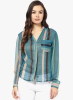 Abiti Bella Green Printed Shirt