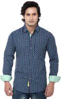 Adhaans Men's Checkered Casual Multicolor Shirt