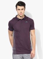 Adidas M Clima Purple Tennis Polo T-Shirt