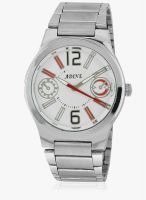 Adine Ad-5008 Silver/White Analog Watch