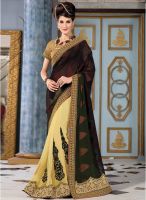 Aesha Cream Embroidered Saree Aesha Cream Embroidered Saree