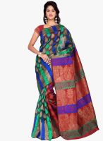 Apple Creation MULTICOLOURED PRINTED SAREE