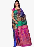 Apple Creation MULTICOLOURED PRINTED SAREE