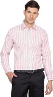 Arihant Men's Checkered Formal Red Shirt
