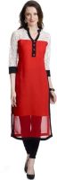 Aroha Casual Solid Women's Kurti(Red)