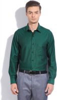 Arrow Men's Solid Formal Green Shirt