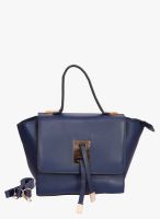 Bagkok Blue Polyurethane (Pu) Satchel