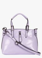 Bagkok Purple Polyurethane (Pu) Handbag