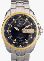 Casio Edifice Ef-131D-1A9vdf Silver/Black Analog Watch