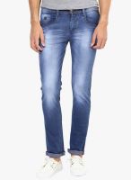 Code 61 Blue Low Rise Slim Fit Jeans