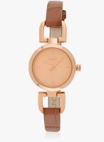 DKNY Dkny Reade Brown/Golden Analog Watch