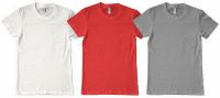 DNA Solid Men's Round Neck White, Red, Grey T-Shirt(Pack of 3)