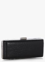 Da Milano Black Leather Clutch