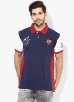 FC Barcelona Navy Polo T-Shirt