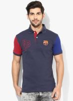 FC Barcelona Navy Polo T-Shirt