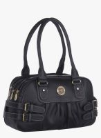 FOSTELO Black Polyurethane (Pu) Handbag