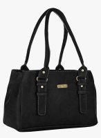 FOSTELO Black Polyurethane (Pu) Handbag