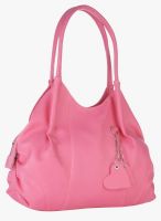 FOSTELO Pink Polyurethane (Pu) Handbag