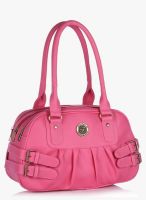 FOSTELO Pink Polyurethane (Pu) Handbag