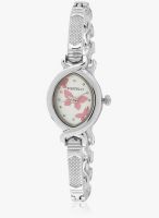 FOSTELO Pink/Silver Stainless Steel Analog Watch