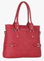 FOSTELO Red Polyurethane (Pu) Handbag