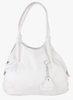 FOSTELO White Polyurethane (Pu) Handbag