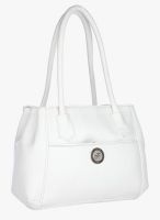 FOSTELO White Polyurethane (Pu) Handbag