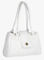 FOSTELO White Polyurethane (Pu) Handbag