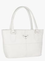 FOSTELO White Polyurethane (Pu) Handbag