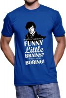 Fanideaz Printed Men's Round Neck Blue T-Shirt